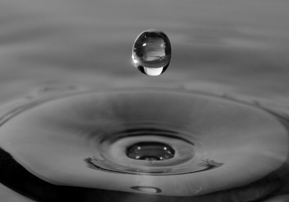 Creative droplet gray water
