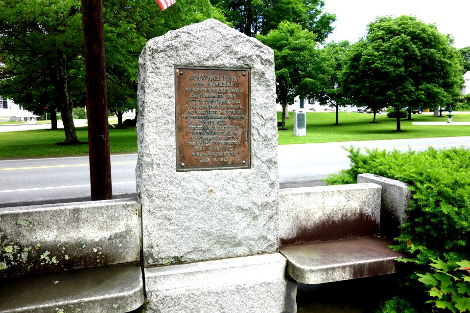 Jonathan Park memorial - Newfane, Vermont - DSC08445