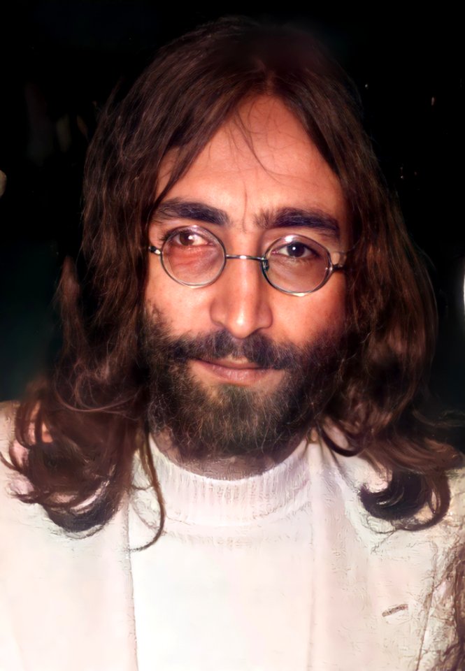 John Lennon 1969 (cropped, enhanced, and colorized 2)
