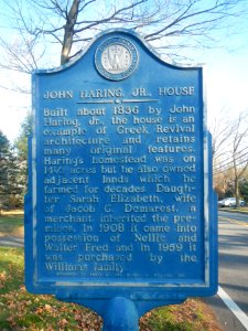 John Haring Jr house Westwood BCHS marker jeh