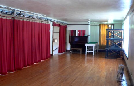 Johnston Memorial Building interior backstage