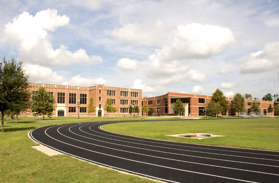 John H. Reagan High School - 05 - School from Field