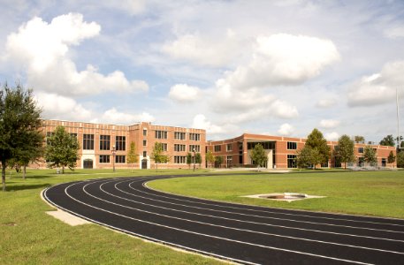 John H. Reagan High School - 05 - School from Field
