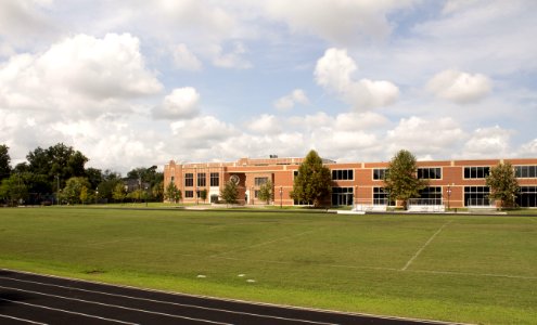 John H. Reagan High School - 02 - School from Field