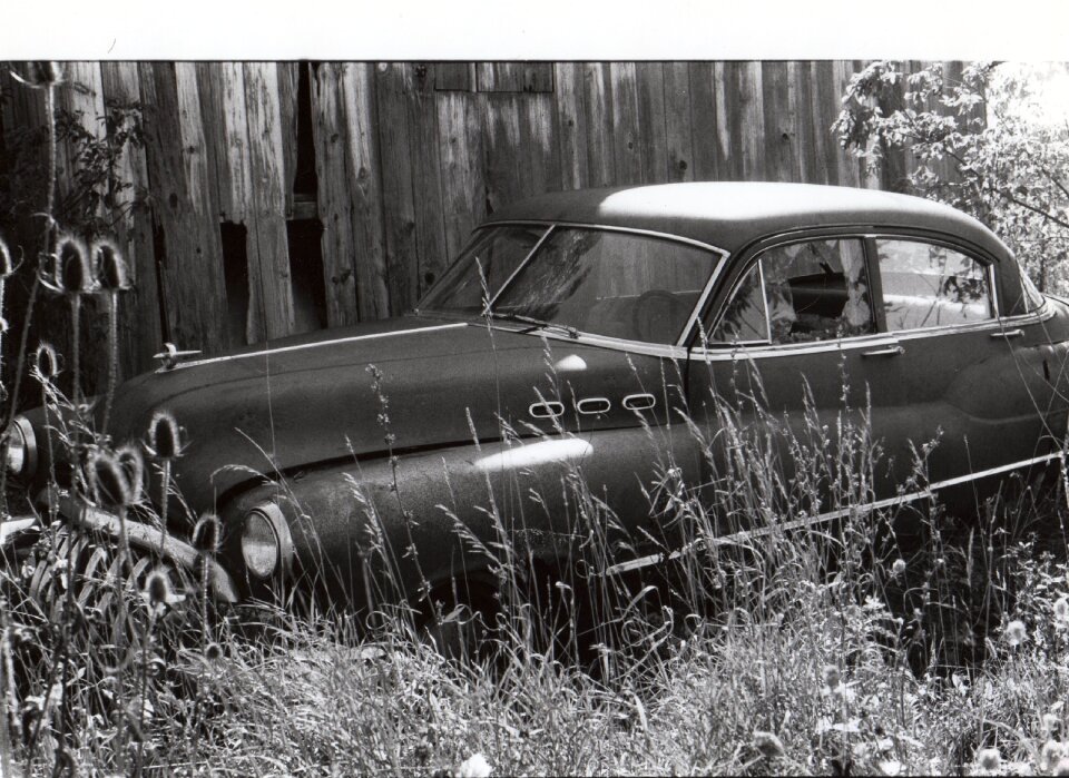 Retro gray car gray retro