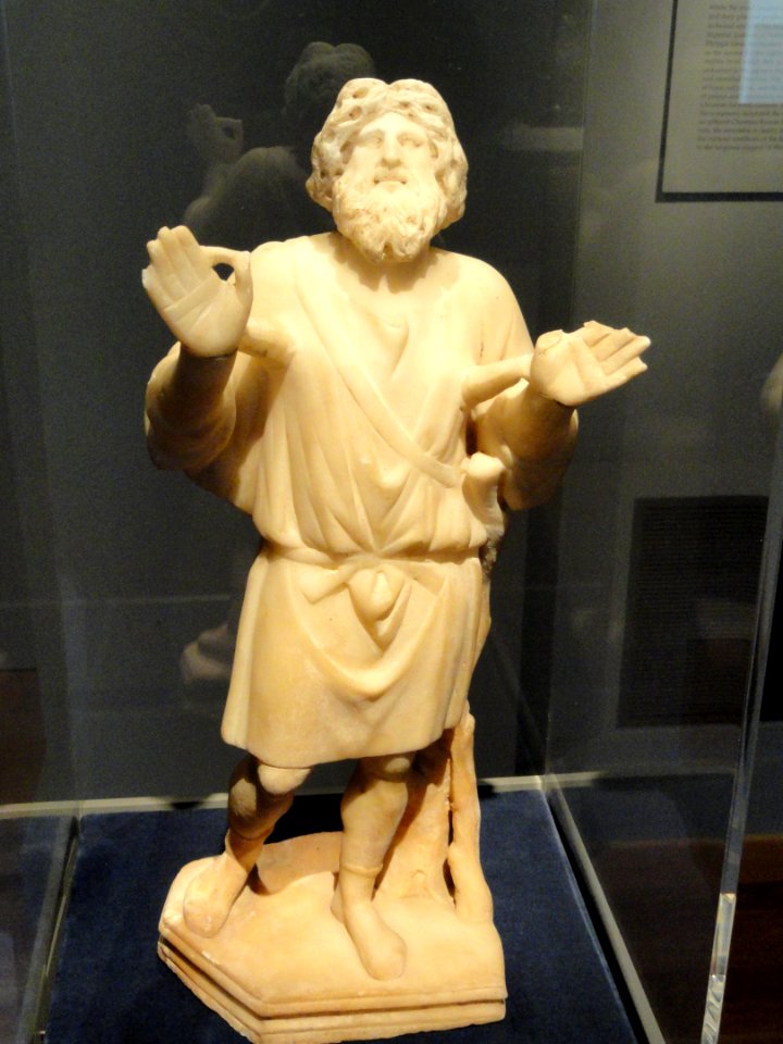 Jonah Praying, 280-290 AD, Late Roman, Asia Minor, marble - Cleveland Museum of Art - DSC08345