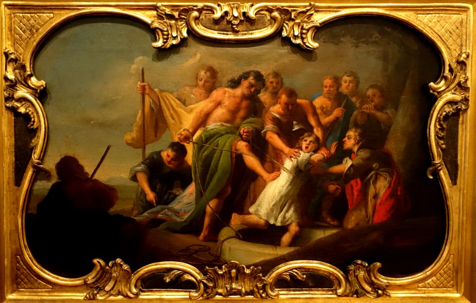 Joseph and his brothers, by Georg Anton Urlaub, 1756 - Mainfränkisches Museum - Würzburg, Germany - DSC04546