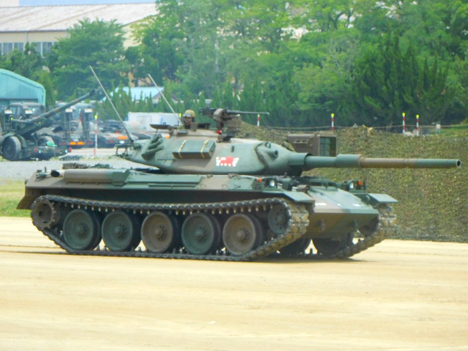 JGSDF Type 74 MBT at the Camp Okubo 002
