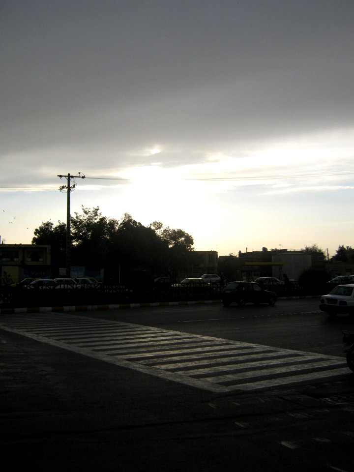 Jomhouri (Republic) blv - at evening - Nishapur 13