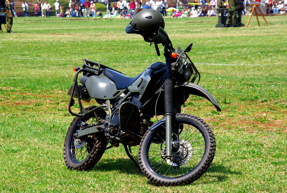 JGSDF reconnaissance bicycle (Kawasaki KLX250) 20120429-04