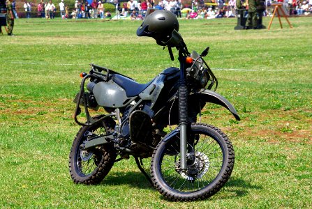 JGSDF reconnaissance bicycle (Kawasaki KLX250) 20120429-04