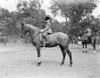 Jongetje op paard, Manege Neuilly, Parijs, Bestanddeelnr 190-0803 photo