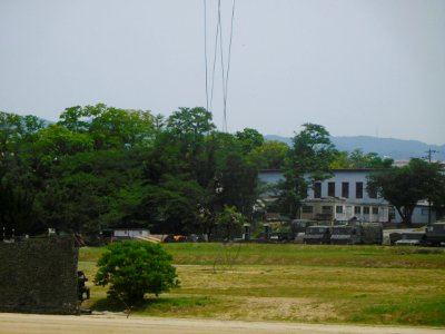 JGSDF rangers rapeling from UH-1, at the Camp Okubo