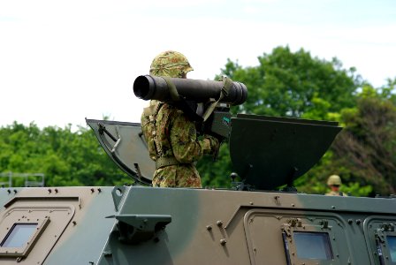 JGSDF Light Armored vehicle & Type01 light anti-tank missile 20120610-02