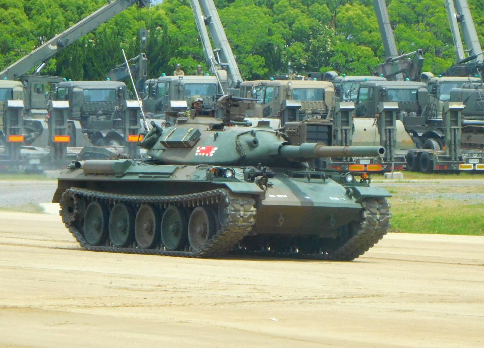 JGSDF Type 74 MBT at the Camp Okubo 003