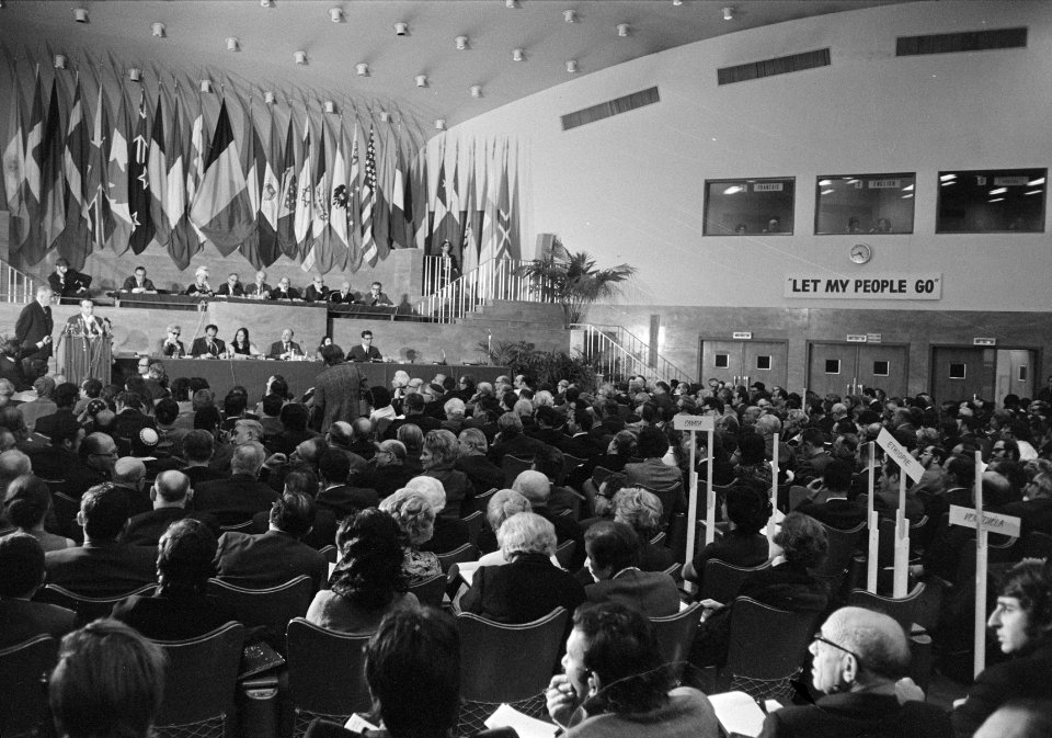 Joods Wereldcongres over Rusland in Brussel, Belgie overzicht, Bestanddeelnr 924-2936