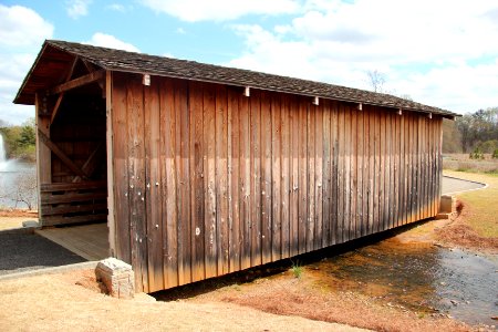 Johns Creek Environmental Campus - covered bridge