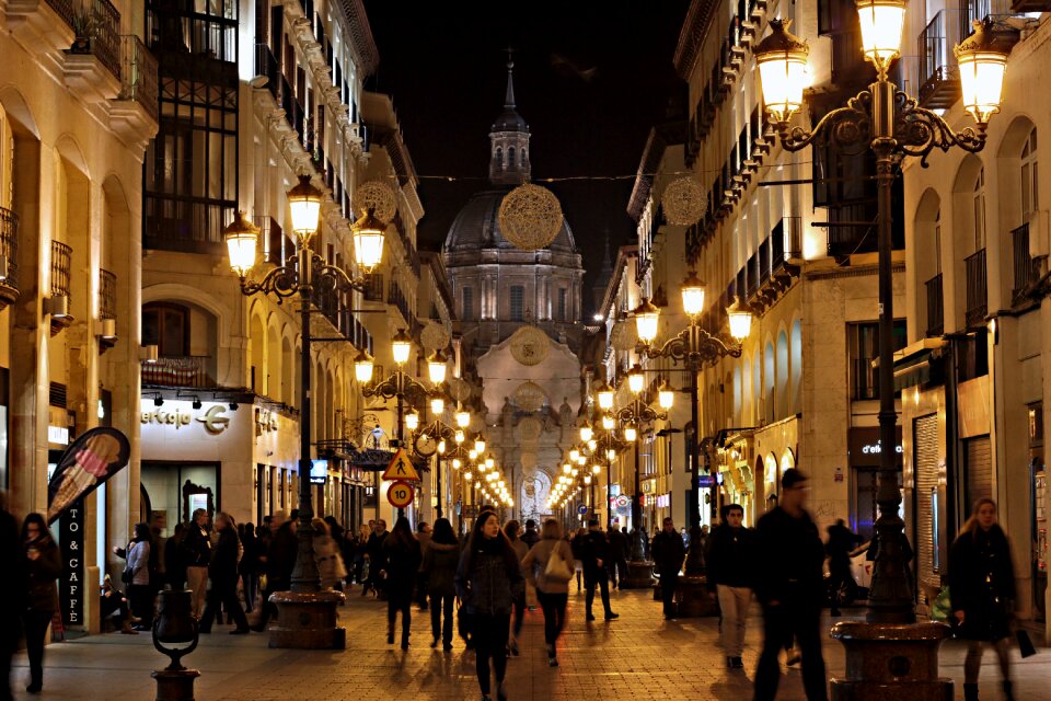 Christmas street lights