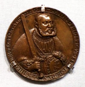 Johann Friedrich, Elector of Saxony, by Hans Reinhart the Elder, designed 1535 - Chazen Museum of Art - DSC02106