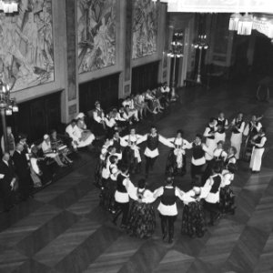 Joegoslavische dansers in Rotterdam overzicht, Bestanddeelnr 914-1317