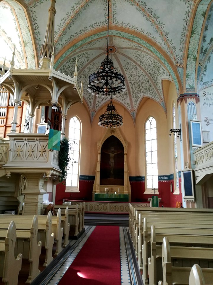 Joensuu Church Interior 20170729 01