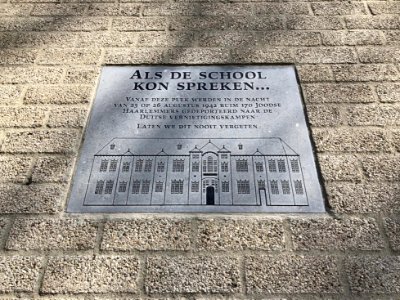 Joodse plaquette oude Bavoschool 02