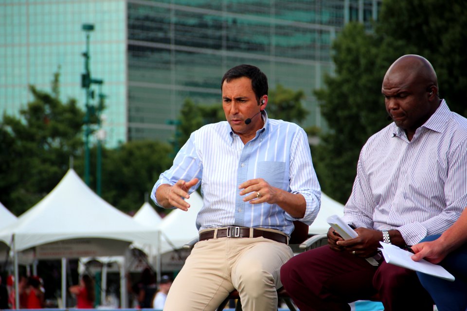 Joe Tessitore seated - 2018 SEC Summerfest