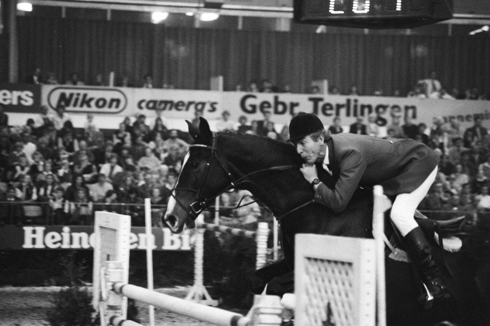 Johan Heins (Nederland) op Larramy in aktie, Bestanddeelnr 931-7789