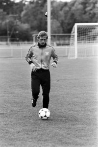 Johan Neeskens tijdens de test, Bestanddeelnr 931-7285