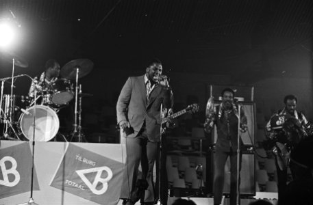 Joe Frazier en zijn groep tijdens het concert, Bestanddeelnr 924-5576