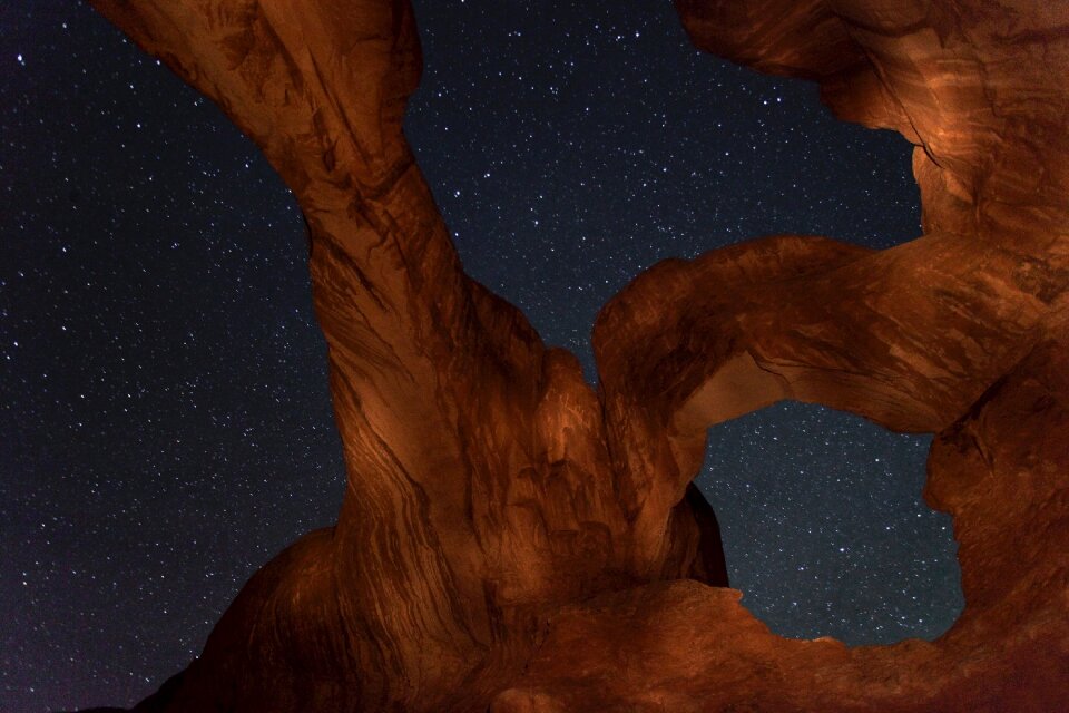 Landscape arches national park utah