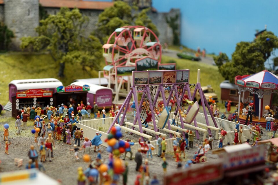 Buden year market ferris wheel