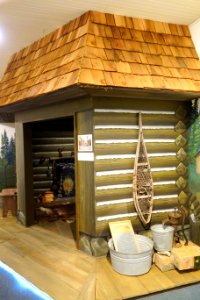 Joaquin Miller cabin replica - Mount Shasta Sisson Museum - DSC02855