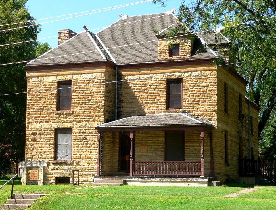 Jewell County, Kansas jail from NE 1