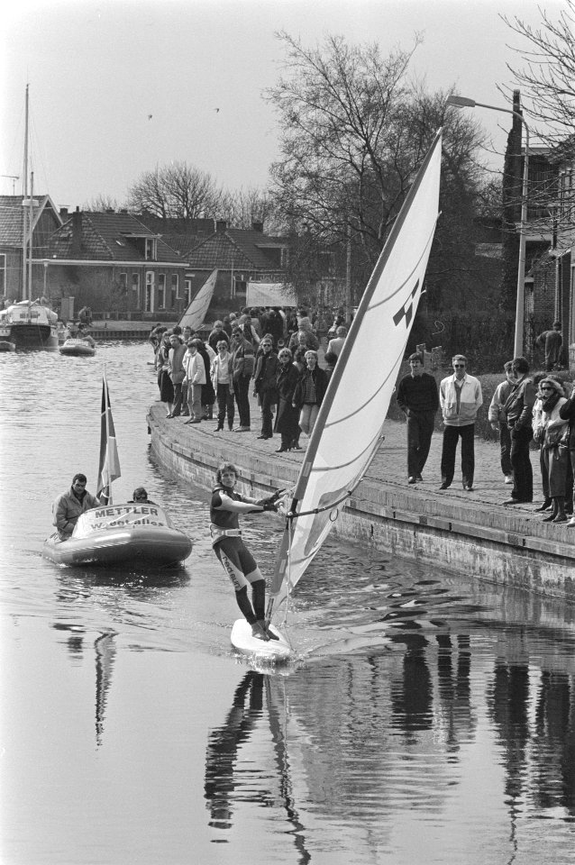 Johan van der Starre, winnaar van de vorige drie elfstedensurftochten op de Dokk, Bestanddeelnr 933-6129