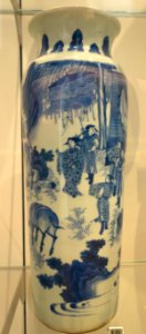 Jingdezhen vase, China, Ming dynasty, c. 1625-1644, porcelain, underglaze blue - Royal Ontario Museum - DSC03801