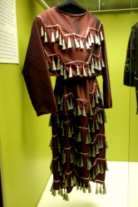 Jingle dress, Ojibwe, view 1, undated - Wisconsin Historical Museum - DSC02919