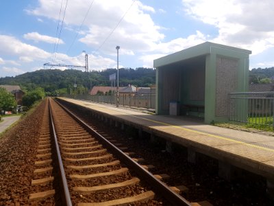 Jilešovice train stop (5) photo