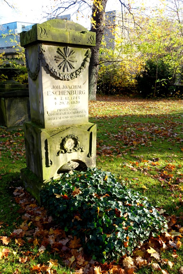 Joh. Joachim Eschenburg, Professor, 1743-1820 - Dom- und Magnifriedhof - Braunschweig, Germany - DSC04248