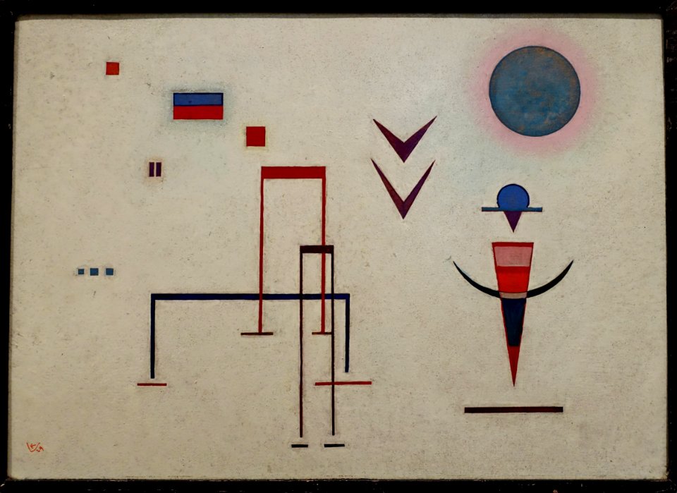 Jocular Sounds by Wassily Kandinsky, 1929, oil on composition board - Busch-Reisinger Museum - Harvard University - DSC01612