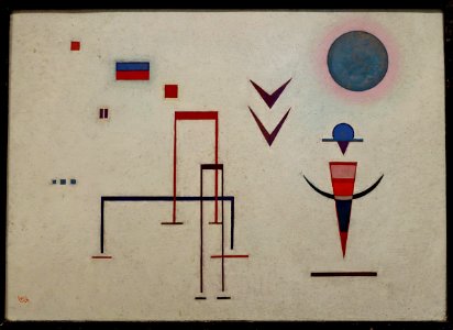 Jocular Sounds by Wassily Kandinsky, 1929, oil on composition board - Busch-Reisinger Museum - Harvard University - DSC01612