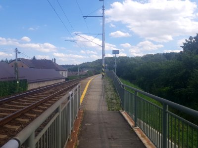 Jilešovice train stop (1) photo