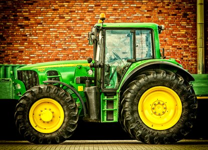 Agricultural machine commercial vehicle john deere