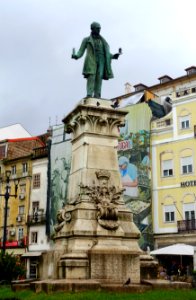 Joaquim António de Aguiar by António Augusto da Costa Mota, dedicated June 1913 - Coimbra, Portugal - DSC09361