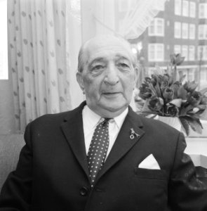 Johan Boskamp 75 jaar (portret), Bestanddeelnr 918-6440