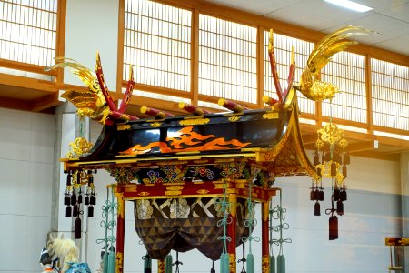 Jimma-tai detail, Hachiman shrine - Takayama Festival Float Exhibition Hall - Takayama, Gifu, Japan - DSC06587