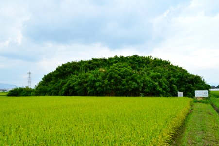 Jiyama Kofun, zenkei