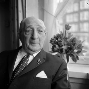 Johan Boskamp 75 jaar (portret), Bestanddeelnr 918-6438