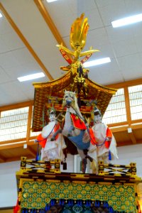 Jimma-tai detail, Hachiman shrine - Takayama Festival Float Exhibition Hall - Takayama, Gifu, Japan - DSC06545