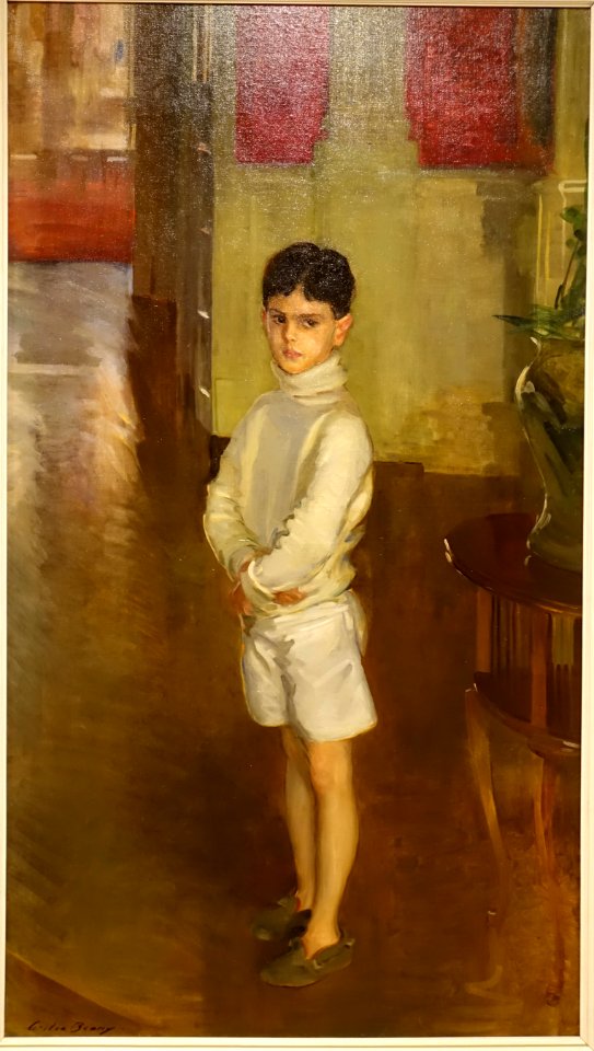 Jimmie, Portrait of Henry Parsons King, Jr., by Cecilia Beaux, 1905, oil on canvas - Cape Ann Museum - Gloucester, MA - DSC01337